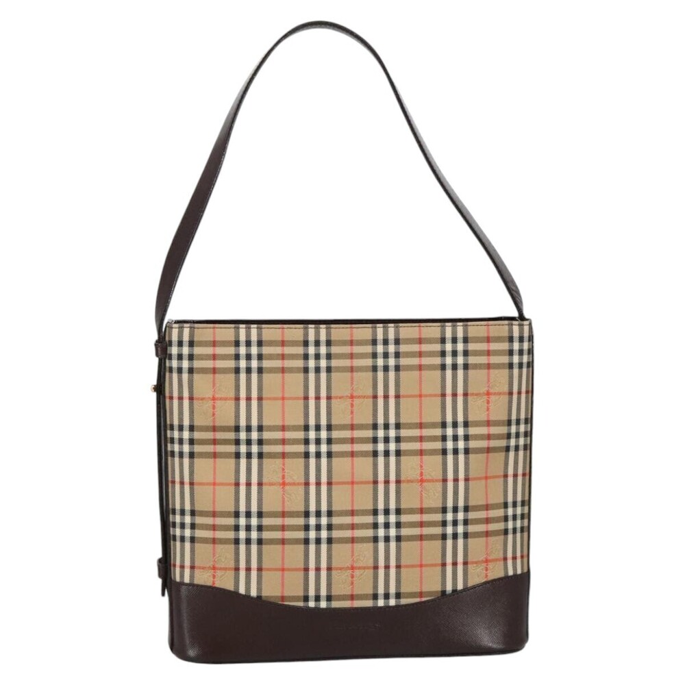 Burberry Nova check Canvas and Leather